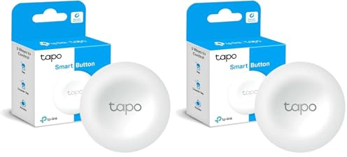 Tapo S200B Pulsante Intelligente Smart Button, Azioni Intelligenti, Controlla i Dispositivi Intelligenti con Il Pulsante, Allarme con Un Clic, Lunga Durata della Batteria, Hub Obbligatorio