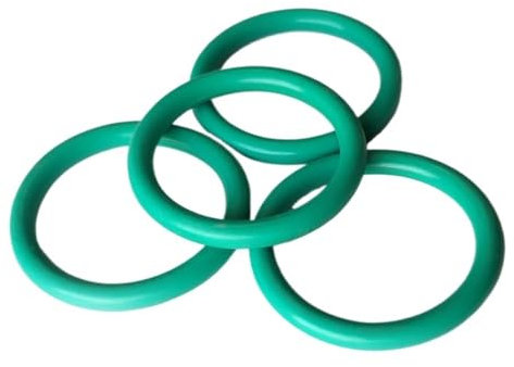 15 Stück grüne O-Ringe, Dichtungsring, Außendurchmesser 21/22/23/24 mm, FKM-Fluorkautschukringe, Unterlegscheibe, Dicke 2,5 mm(22x17x2.5mm)