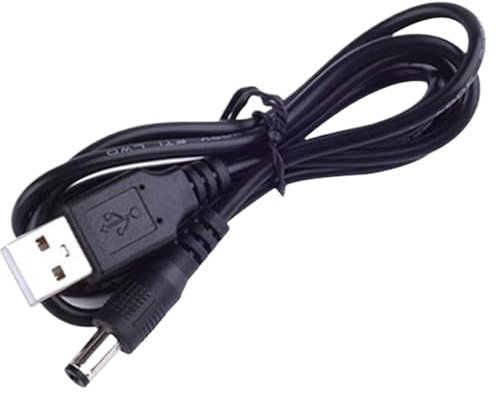 Adattatore jack USB a DC da 5 V a 9 V/12 V, cavo maschio portatile, cavo convertitore di tensione per lampada da tavolo per pianoforte, tastiera audio, dispositivi wireless, alimentatore di rete