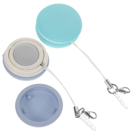 MAGICLULU 2 Pcs Mobile Phone Screen Wipe Cleaner Pendant with Silicone and Pp Material, Easy Access Phone Screen Cleaner for Cellphone Use, for Outdoor and Travel