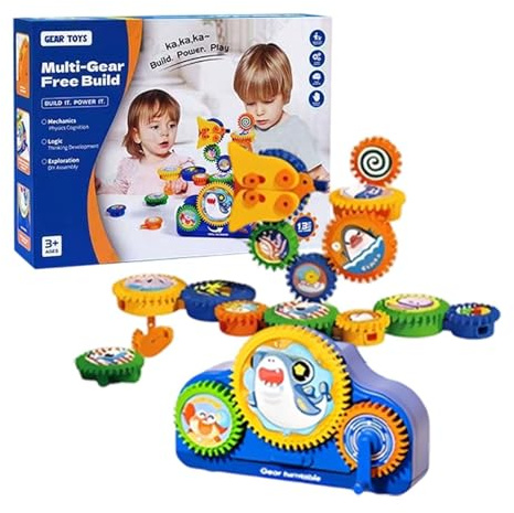 Generisch Gioco di mattoncini da costruzione a incastro per imparare e costruire, set di mattoncini da costruzione, per bambini, ragazze, a casa in casa, interni, camera da