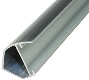 Alu Profil Treppenprofil Eckprofil LED Schiene für Treppen Boden Decke Wand für LED Strip Alu Strip Hart Strip (Ohne Abdeckung) Profil F