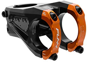 Funn Equalizer Stem, CNC Machined, 10mm Drop or Rise, 35mm Clamp | 6061 alloy, reversible flip-flop orientation, broad bar contact face, enduro, trail, cross-country, downhill and BMX use