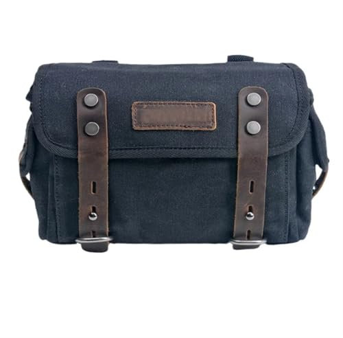 Motorrad Stoßstangentasche Für Rebel Für CMX500 250 300 Vintage Motorrad Satteltasche wasserdichte Motorrad Seitentasche Moto Knight Umhängetasche Helmtasche Motorrad Sturzbügeltasche(Black)