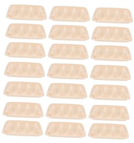 VILLFUL para Tacos de Papel Beige Paquete de 50 Unidades 50 Platos Desechables Soporte Ligero para Mantener Tacos Frescos en Eventos al Aire y Cocina