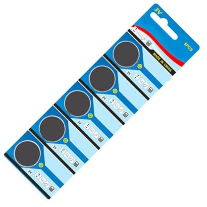 Uitndvyte 5Pcs CR1632 Button Cell Batteries 3V Lithium Batteries Coin Cell Replacement For Watches Calculators Car Key Remote