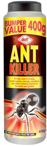 Ant Killer Powder 400g 1PK – Strong Strength Crawling Insect Killer Dust – Fast-Acting Ant, Cockroach, Woodlouse, Earwig & Silverfish Control – Indoor & Outdoor Residual Pest Control Powder