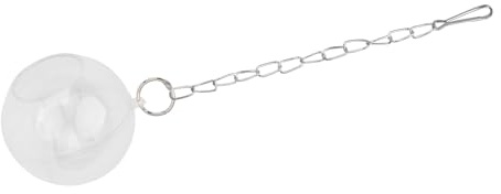 Supvox Papageien Futterball Hängend aus Robustem Material mit Futteröffnung 8cm Geflügelfutterball für Ziervögel und Kleingeflügel Haustierzubehör