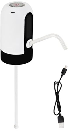 Dispensador de Agua Eléctrico Automático para Garrafas y Botellas | Recargable por USB Tipo C | Compatible con Diferentes Boquillas 13cm-52cm | Incluye Cable USB-C | Ideal para Hogar, Oficina y Mas