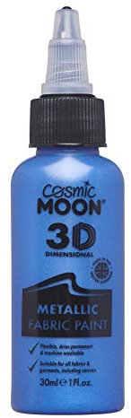Cosmic Moon - Pintura metálica para Tejidos - 30ml - Azul