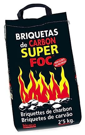 BRIQUETAS CARBON VEGETAL 2,5KG 08006 SUPERFOC