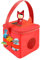 Annmore Tasche kompatibel mit Toniebox, mit Schutzhülle für Lautstärketaste, Ladegerät-Fach, für 5-6 Hörfiguren (Rot)