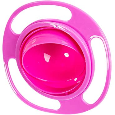 Cuenco Giratorio Bebé Plato Antiderrames Para Niños, Gyro 360 Giratorio Para Evitar La Comida Rebose,Plato Infantil Antiderrames,Gyro Bowl For Kids, Cuenco Giratorio De 360 grados