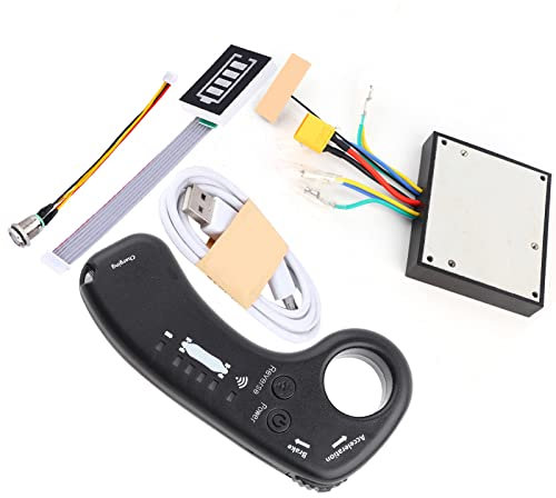 Dilwe Electric Skateboard ESC, 4-Gang-Modi, Dual Drive, mit Fernbedienung, Longboard ESC, für Stadtfahrt, Freizeit, Sport