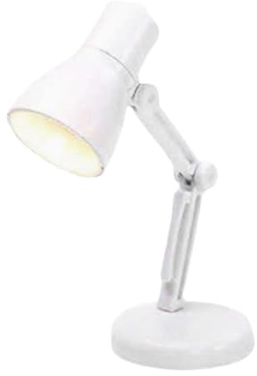 Desk Lamp, Battery Powered Tiny Reading Light, Eye Caring Touch Control, Portable Table Lamp, Sturdy Stylish Home Desktop Decoration for Living Room, Bedroom, and Study Areas