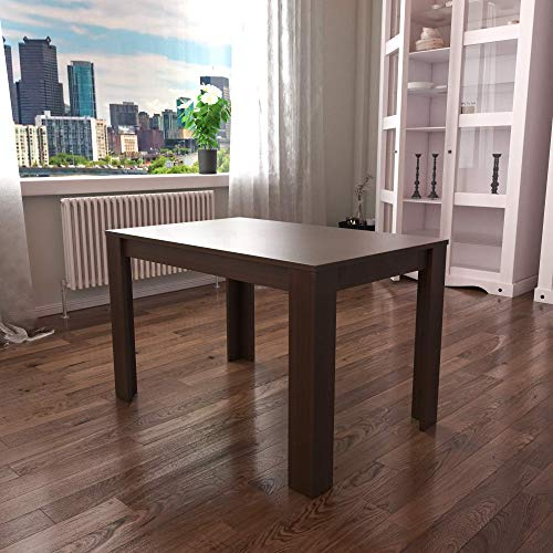 Vida Designs Medina Table de Salle à Manger rectangulaire 4 Places en Bois MDF Style Moderne Noyer