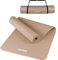 ALPIDEX Yogamatte 183 x 60 x 0.8 cm Phthalatfreie Fitness Matte E-Book Tragegurt rutschfest Gymnastik Turnen Pilates Sport Physio HIIT Yoga Trainingsmatte Isomatte Hautfreundlich, Cream