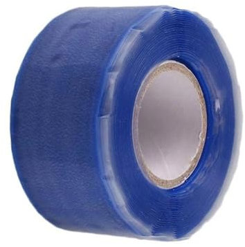 SHBHWS Stop Leak Tape Reparaturbänder, Silikondichtung, Rohrflicken, Badezimmer, Küche, Garten, Leitungswasser, Rohrleitung, Reparatur, selbstverschweißende Bänder, Hardware (Color : Blue)