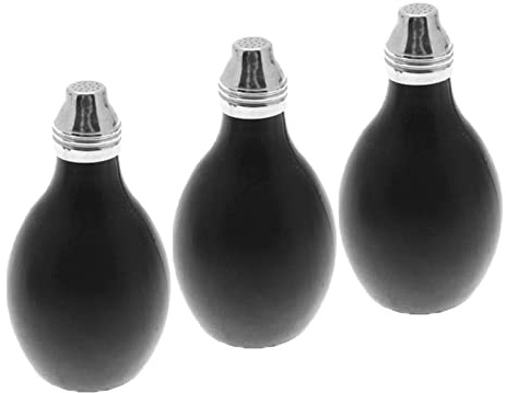 Harilla 3x Silicone Talc Blower Puffer Dispenser Spray Bottle Styling