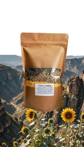 Pinole avec graines de chia et de tournesol pour coureurs de longue distance et ultra trail du Mexique 800 g, non torréfié