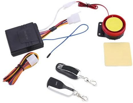 Sistema de alarma antirrobo de seguridad para motocicleta, 12 V, sistema de alarma antirrobo universal con control remoto