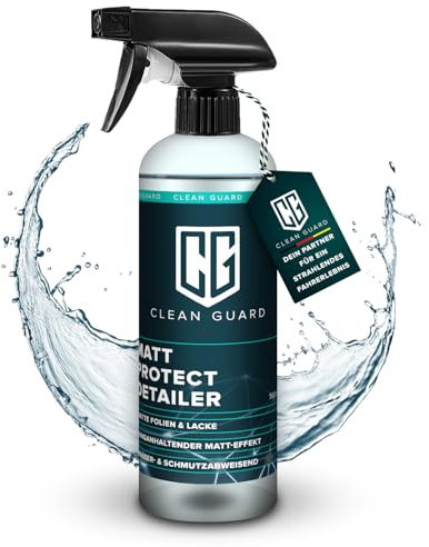 Clean Guard Matt Protect Detailer, 500 ml, vernice opaca, cura per vernice opaca e pellicola opaca, il prodotto per la cura delle vernici opache, effetto fresco opaco per tutte le superfici opache,