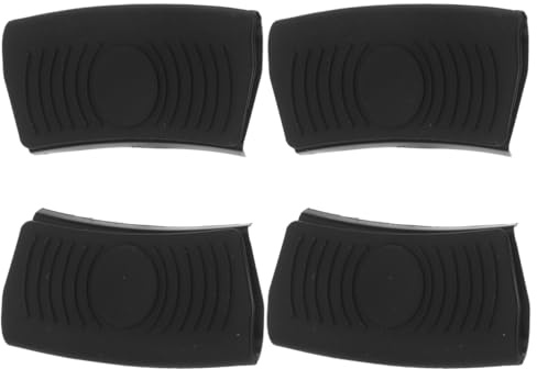 ULTECHNOVO Silicone Pot Handle Covers 3.23x1.77x0.59 in, Heat Resistant to 250°C & Non-Slip Grip for Hot Pan Safety, for Cast Iron Skillets, Woks, Frying Pans