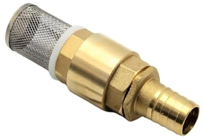 WAZUBC Clapet Anti-Retour en Laiton avec Filtre de Tuyau D'arrosage (32mm)