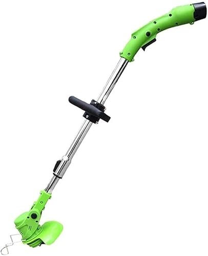 RUTAVM Mano Recortadora de césped eléctrica, desbrozadora Recargable pequeña for el hogar, cortadora de césped multifunción for Exteriores, Motor de Alta Potencia de 450W (Size : Battery*1)