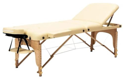 Tragbare professionelle Massageliege aus Holz mit anpassbarem hydraulischem Klapp-Massagebett