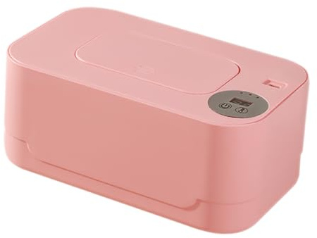 Cabilock Scaldasalviette per Controllo Termostatico Riscaldatore per Salviettine Umidificate Mantenimento Umido e Design Multifunzionale Portatile Rosa