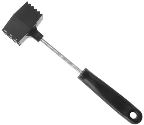 Mikinona Martello Batticarne per Pollo e Manzo Utensile da Cucina in Acciaio con Impugnatura Ergonomica per Ammorbidire La Carne e Battere La Fibra Muscolare