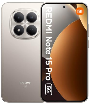 Redmi Note 15 Pro 5G 12+512 Titanium (No Power Adapter Included)