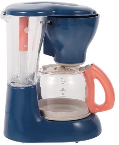 GARVALON Mini Machine à Café pour Garçon et Filles sans Batterie Simulation Électroménager Réaliste en Plastique Coloré D’Imitation pour Jeu de Rôle la Cuisine Dès 4 Ans Accessoire