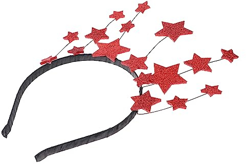 VICASKY Sternen Haarreif für Glitzerndes Kostüm Accessoire für Geburtstagsfeiern Karneval und Cosplay Bequemer Haarreif mit Stern Design für Partys und Festliche Anlässe