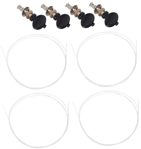 BESTonZON 4pezzi Corde in Nylon per Ukulele Accessori per Ukulele Parti e Accessori per Chitarra Accordatori per Chitarra Acustica