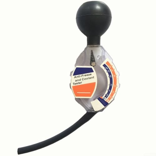 Dial Antifreeze Tester for Coolant Density Measurement – Accurate °C/°F Dual-Scale Hydrometer Tool for Engine Freeze & Boil Point Testing, Port