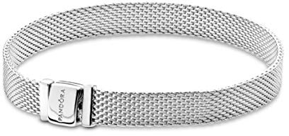 Pandora Reflexions Pulsera de malla de plata, 15