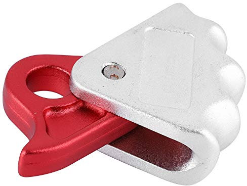 Keenso Felsklettern Seilgreifer, Outdoor 15N Sicherheitsseil Selbsthemmende Vorrichtung Absturzsicherung Klettern Seilbremse Seilgreifer für 9-12mm Seil
