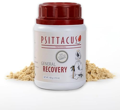 Psittacus General Recovery 100 g | Hand Feeding Formula for Sick and Injured Baby and Adult Birds, Parrots, Pigeons | Premium Food for Birds, 100% no-GMO