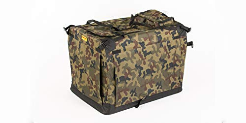 Hundetransportbox, 91 * 64 * 64cm 2XL, COOL PET, Faltbare Autobox, Hundetasche, Transportbox, Box für Hund (Camouflage)
