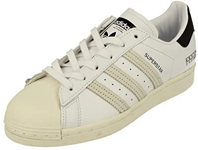 adidas Originals Superstar Herren Trainers Sneakers (UK 4.5 US 5 EU 37 1/3, White White Black FV2808)