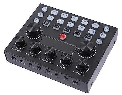 Soundkarte Computer Externe Soundkarte 800 Ma Eisen Schwarz | Tablette und Computer, Professionelle Nachhallregelung, Elektronische Klanganpassung
