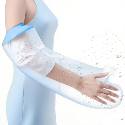 MLZTINGR Protector de ducha Arm Pro – Protector de yeso impermeable para adultos | Protector de escayola para brazo y mano (brazo y mano)