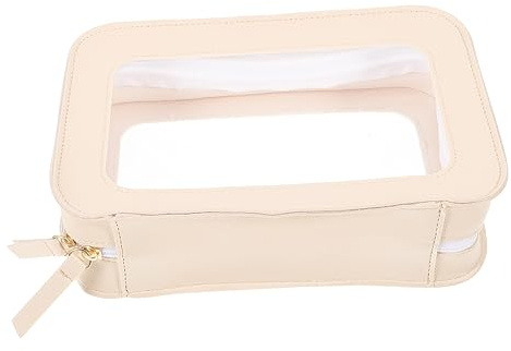 HAMPPLIES Aufbewahrungstasche Für Hygieneartikel PVC Kulturbeutel Mit Großem Fassungsvermögen Für Reisen Und Kosmetik