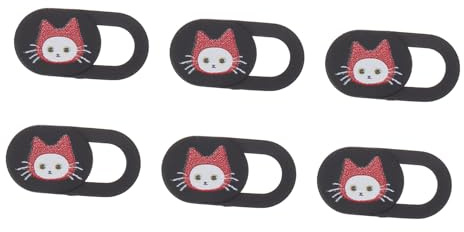 Angoily 6pièces Cache Coulissant pour Appareil Photo Protection De Confidentialité Anti-Regards Compatible avec Ordinateurs Portables Et Ordinateurs De Bureau