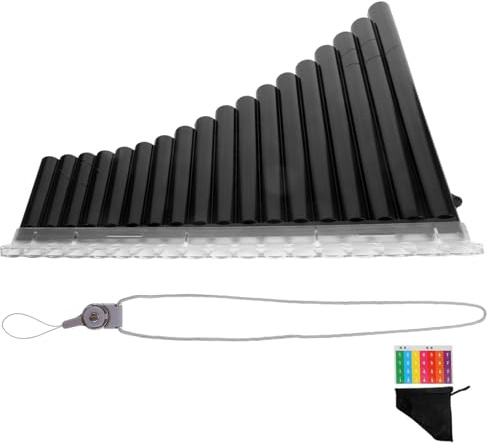 LIGIGWASH Professionelle Panflöte aus Abs harz C dur für Anfänger und Profis Langlebiges Leichtes Musikinstrument für Unterricht Bühnenauftritte und Musikalische von Kindern