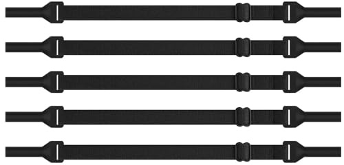 Meliya Cordones para Gafas Ajustables, 5 Piezas Cordones para Gafas Deportivas,Cuerda Gafas Antideslizante,Gafas Soly Gafas Deportivas,para Gafas para Niños Hombre Mujer