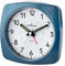 Atrium Wecker Analog Quarz ohne Ticken, mit Licht und Snooze Blau Metallic A251-5