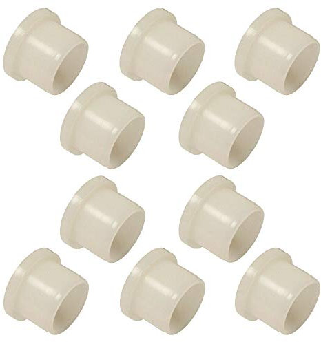 cyclingcolors 10x Boccole flangiate rondelle con bordo in plastica nylon 6.6 tondo isolamento imbottitura cuscinetto distanziatore (12 x 14 x 20 x 10 x 2mm)